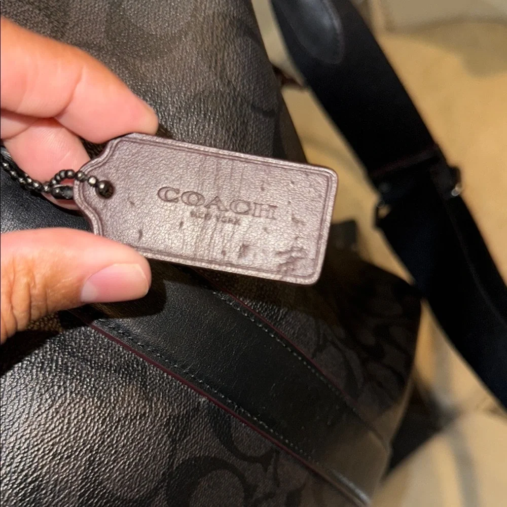 Men's Black Coach Bag